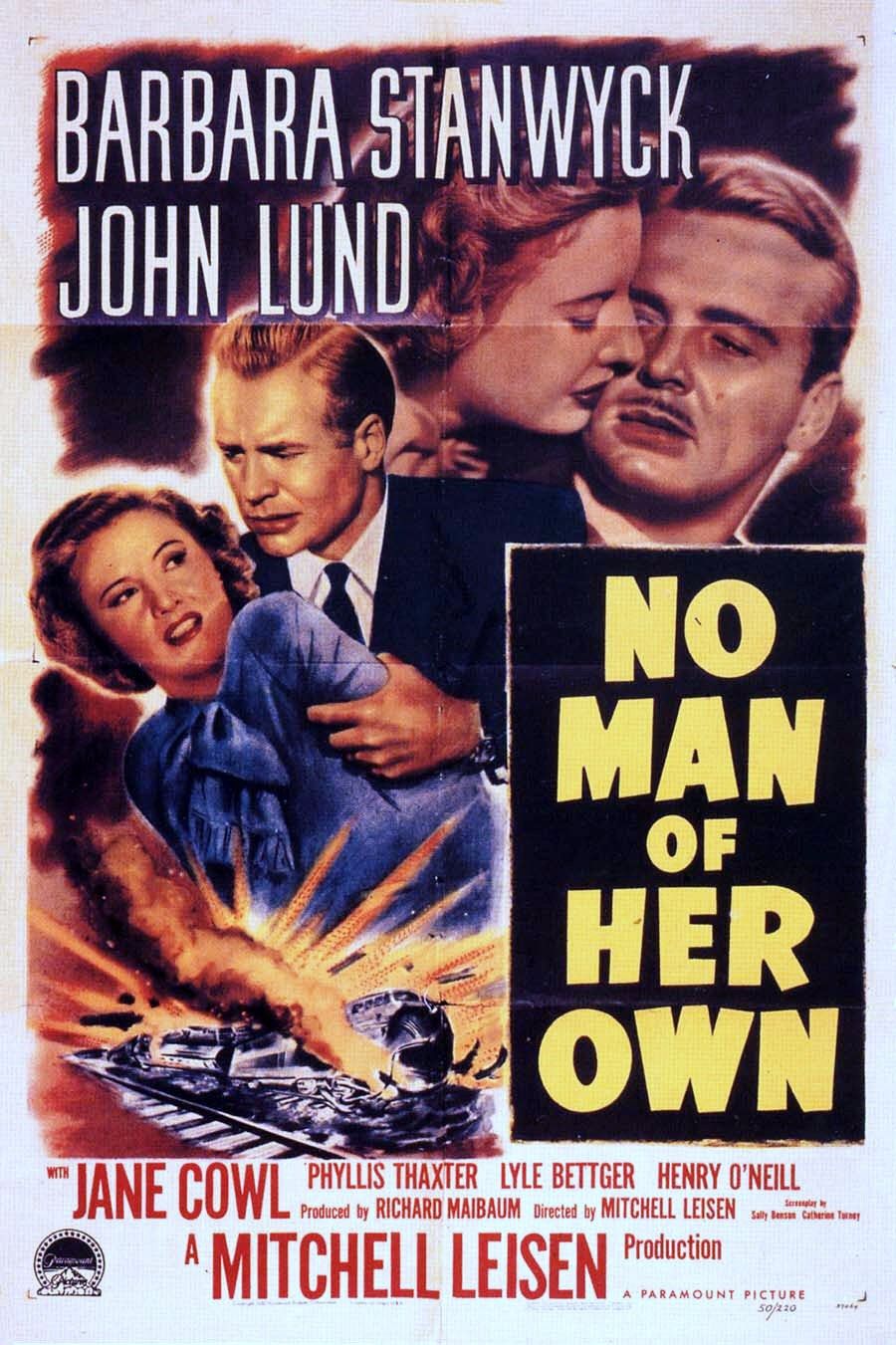 Extra Large Movie Poster Image for No Man of Her Own (#1 of 2)