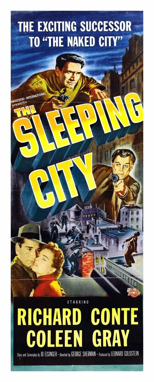 Extra Large Movie Poster Image for The Sleeping City (#2 of 2)