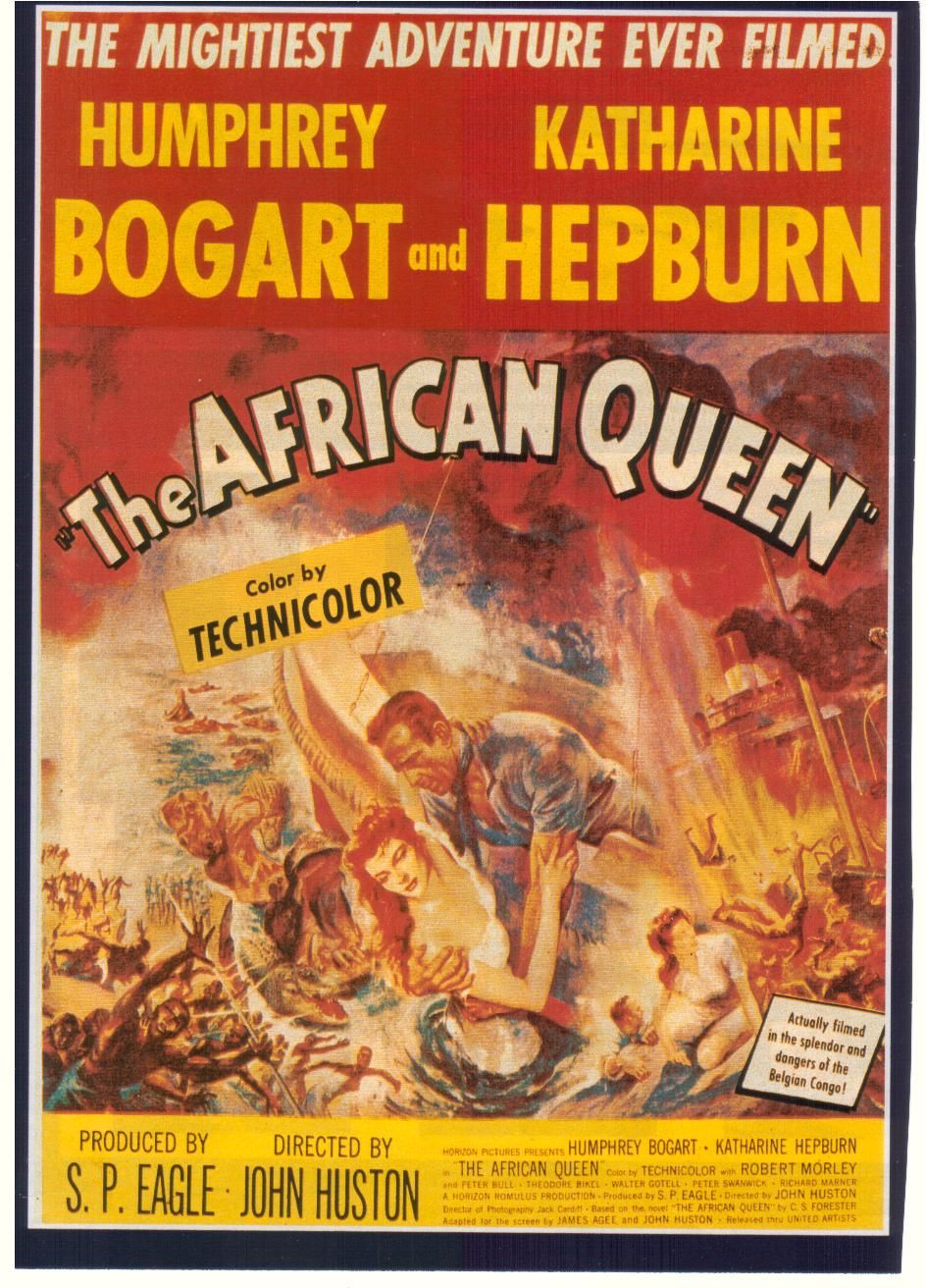 Extra Large Movie Poster Image for The African Queen (#1 of 3)