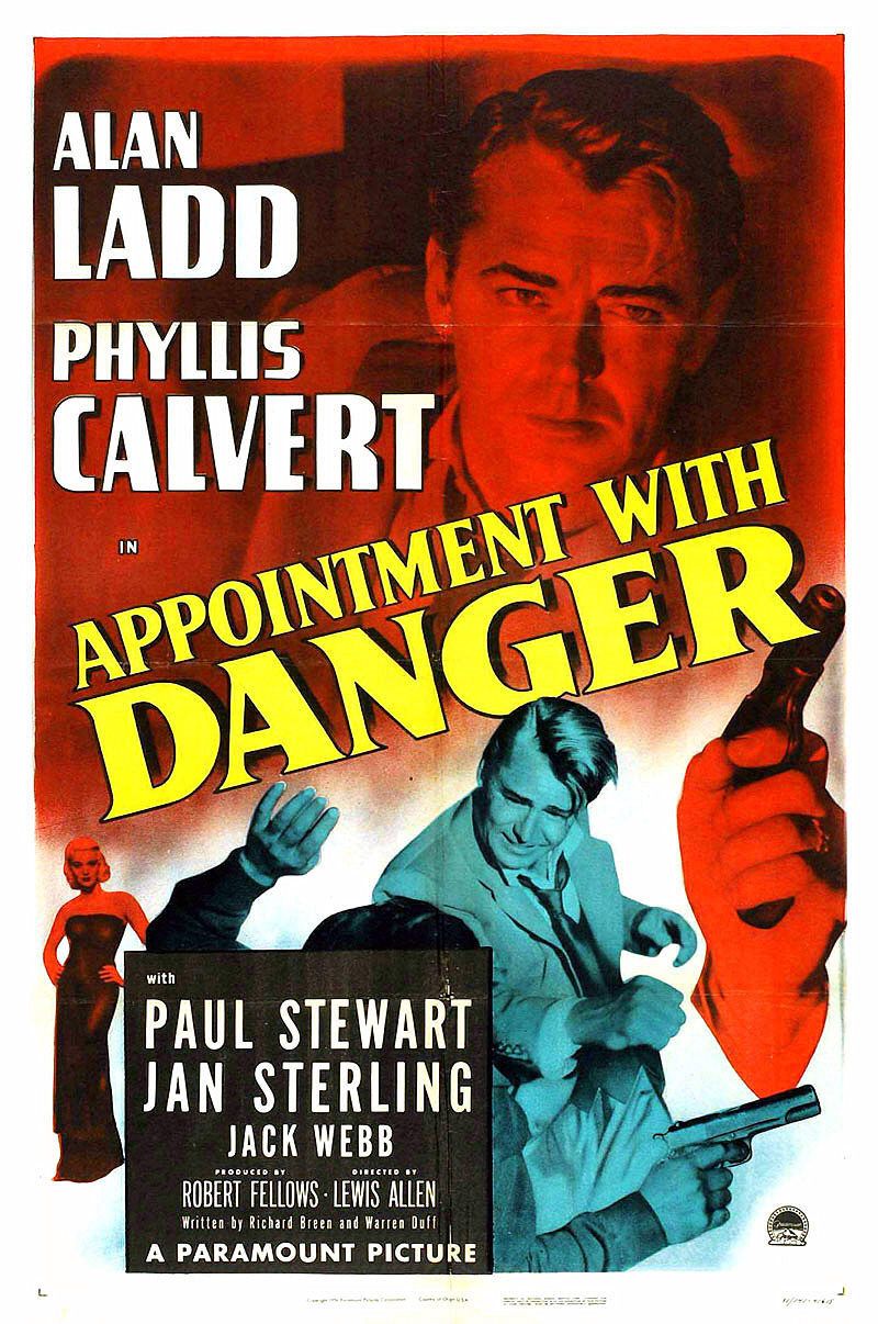 Extra Large Movie Poster Image for Appointment with Danger (#1 of 2)