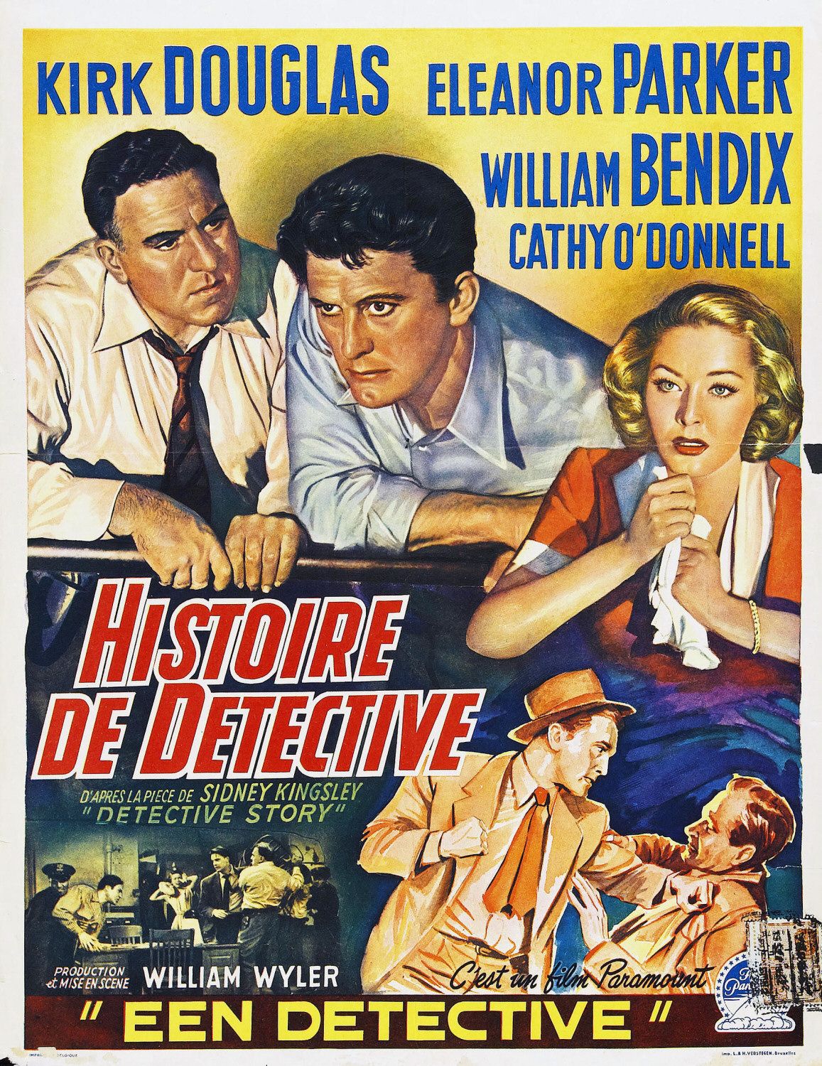 Extra Large Movie Poster Image for Detective Story (#3 of 6)