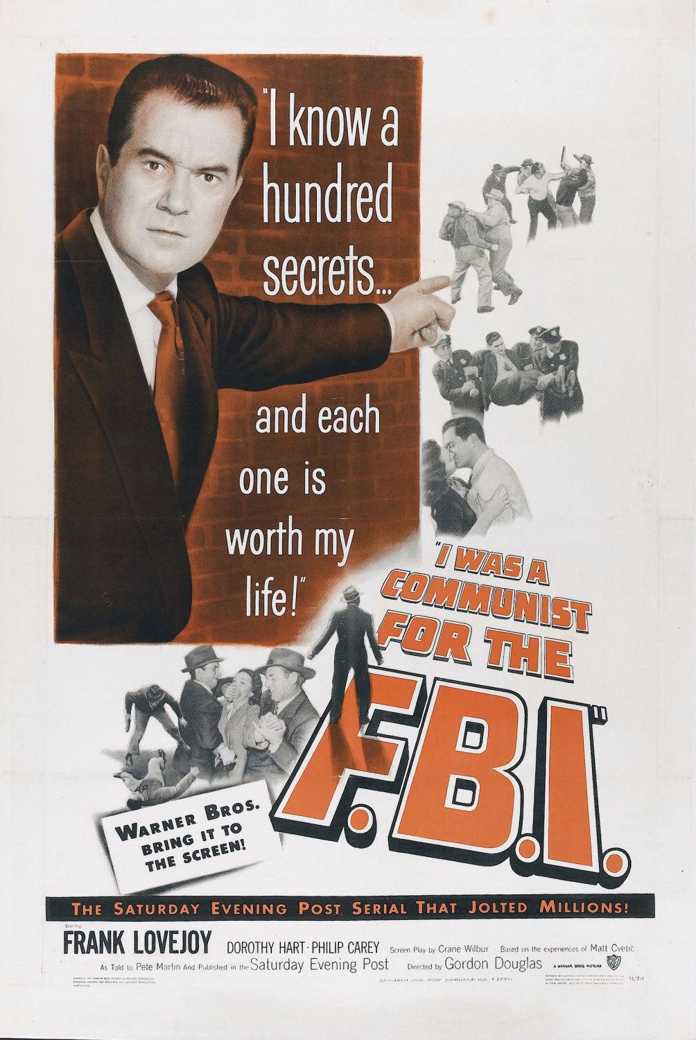 Extra Large Movie Poster Image for I Was a Communist for the FBI 