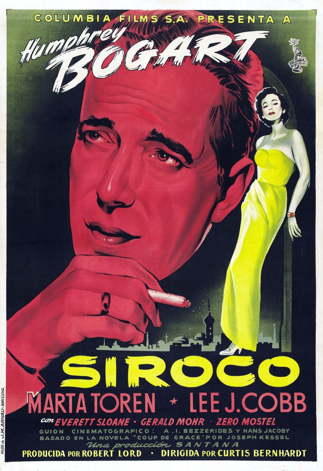 Extra Large Movie Poster Image for Sirocco (#2 of 4)