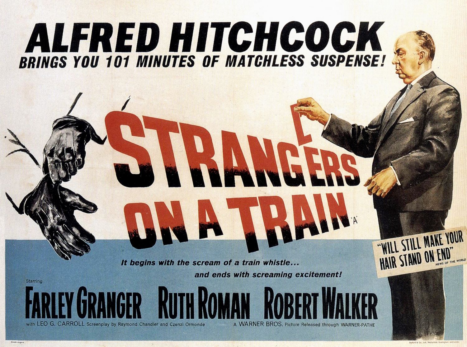Extra Large Movie Poster Image for Strangers on a Train (#3 of 3)