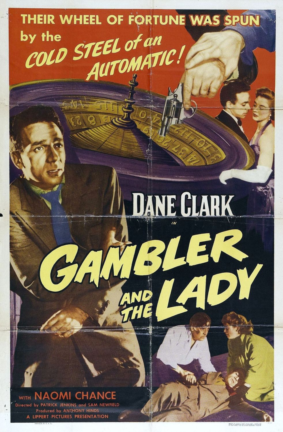 Extra Large Movie Poster Image for The Gambler and the Lady 