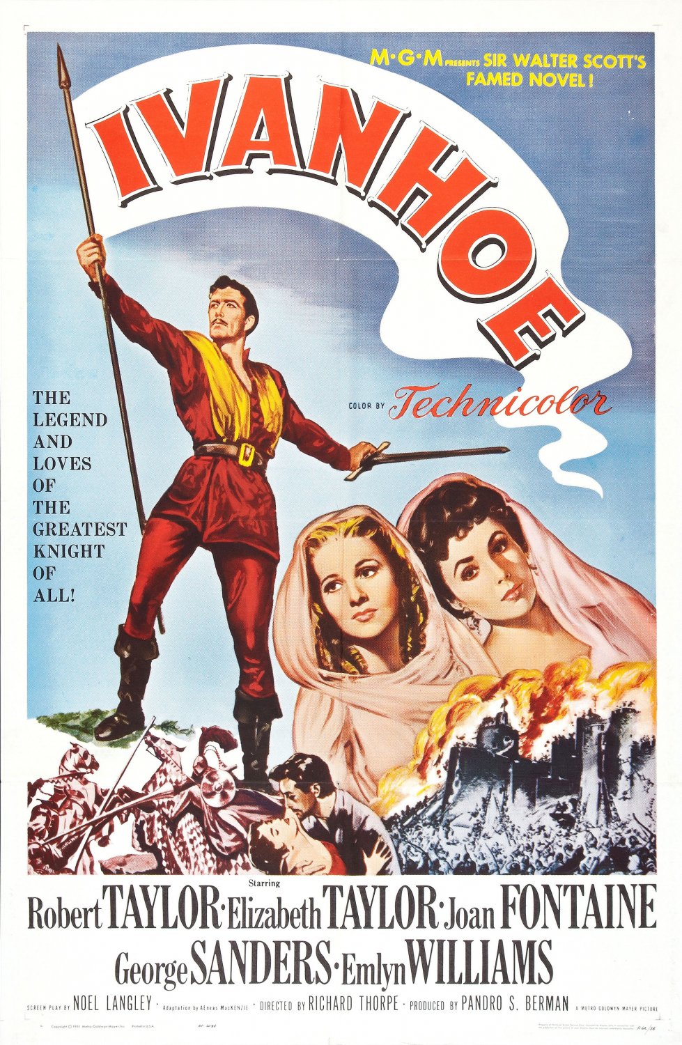 Extra Large Movie Poster Image for Ivanhoe 