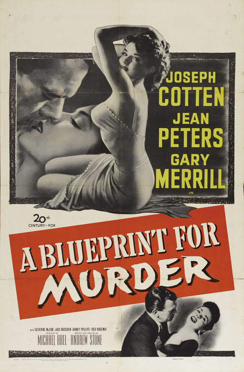 A Blueprint for Murder Movie Poster