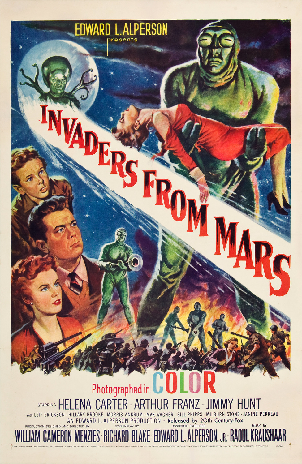 Extra Large Movie Poster Image for Invaders From Mars (#2 of 2)