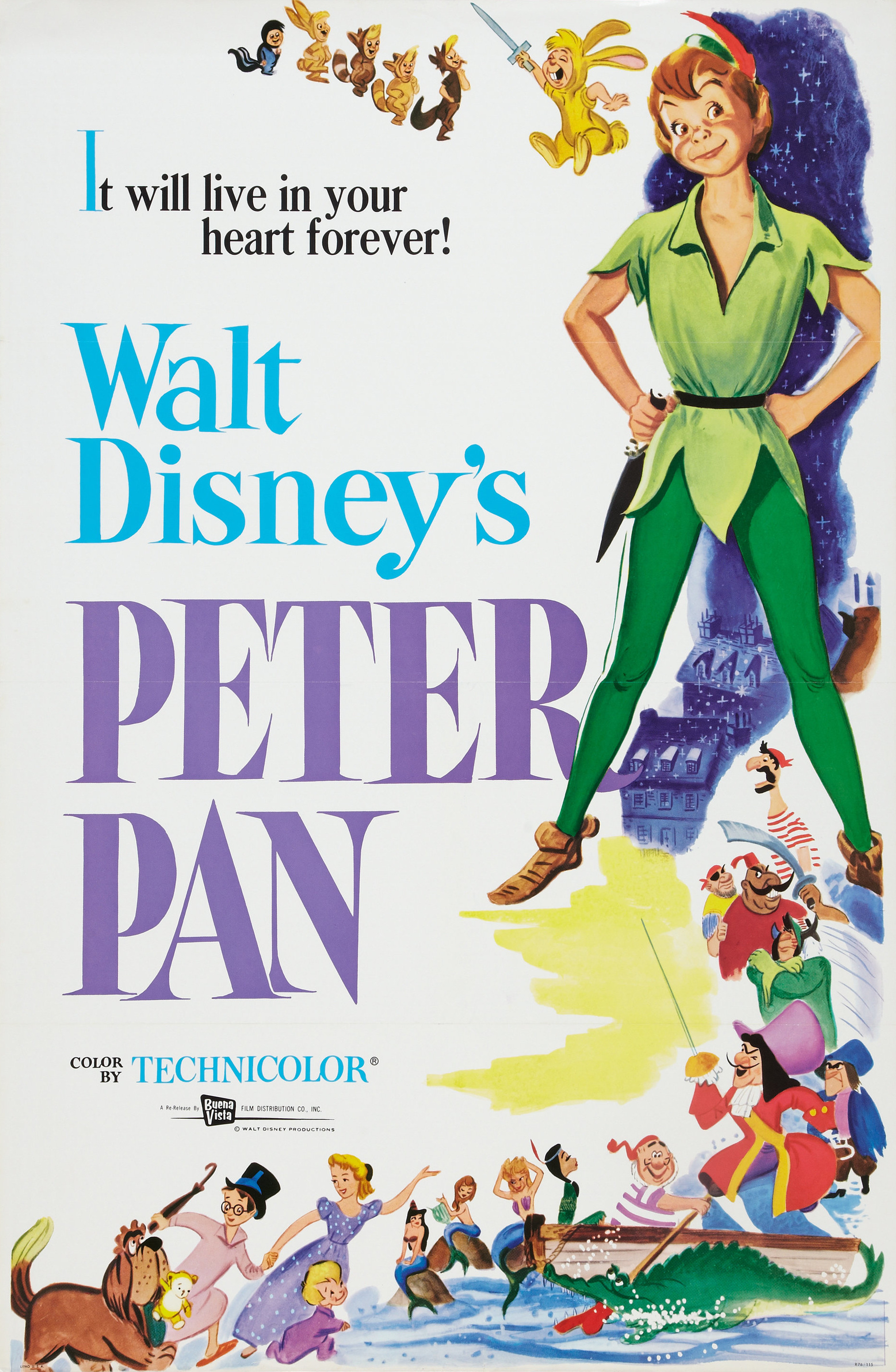 Mega Sized Movie Poster Image for Peter Pan (#1 of 4)