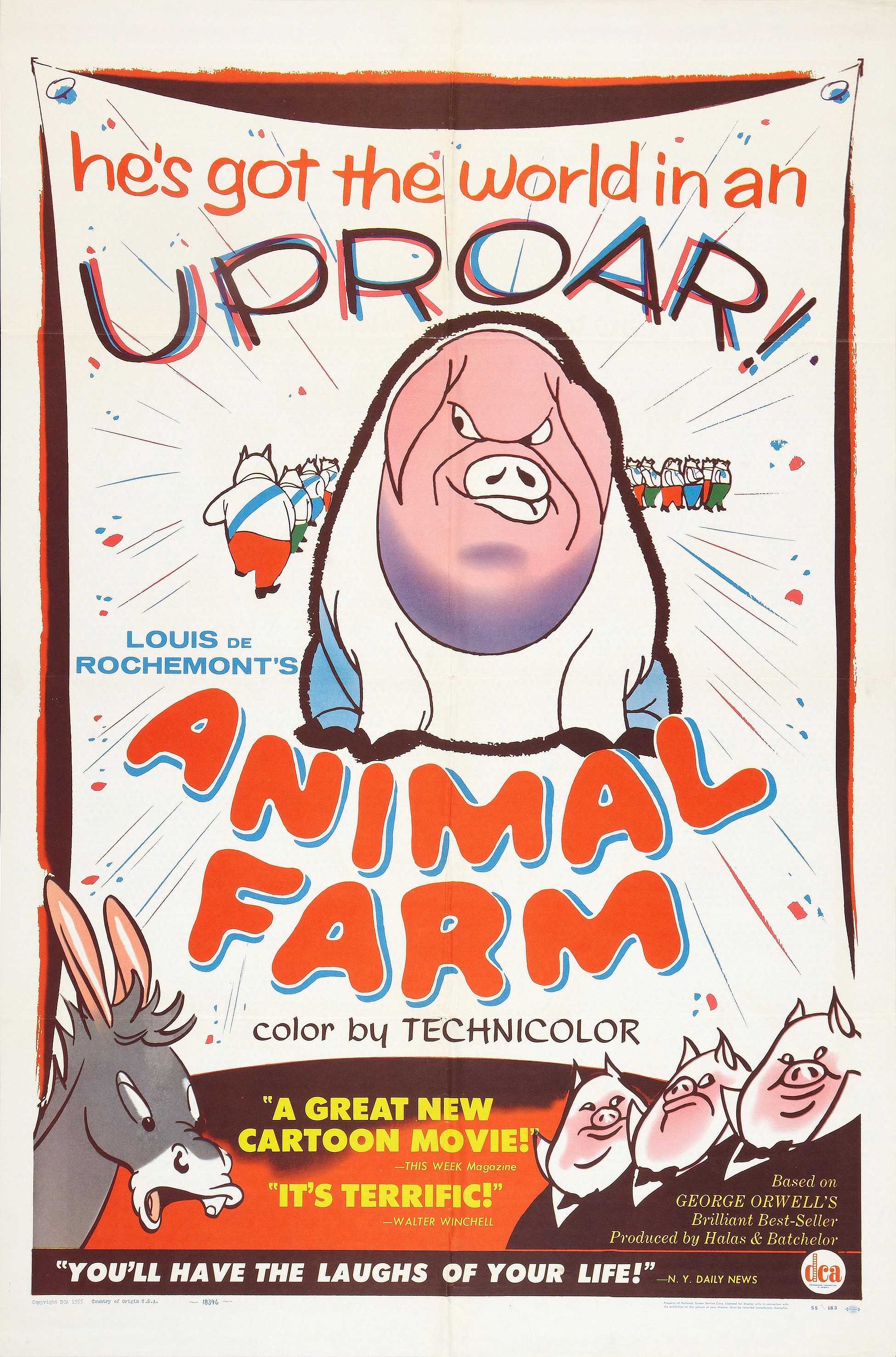 Mega Sized Movie Poster Image for Animal Farm 