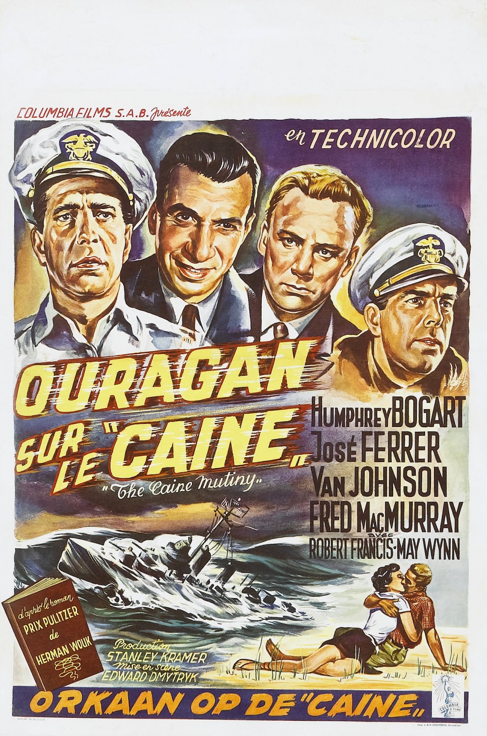 Extra Large Movie Poster Image for The Caine Mutiny (#3 of 3)