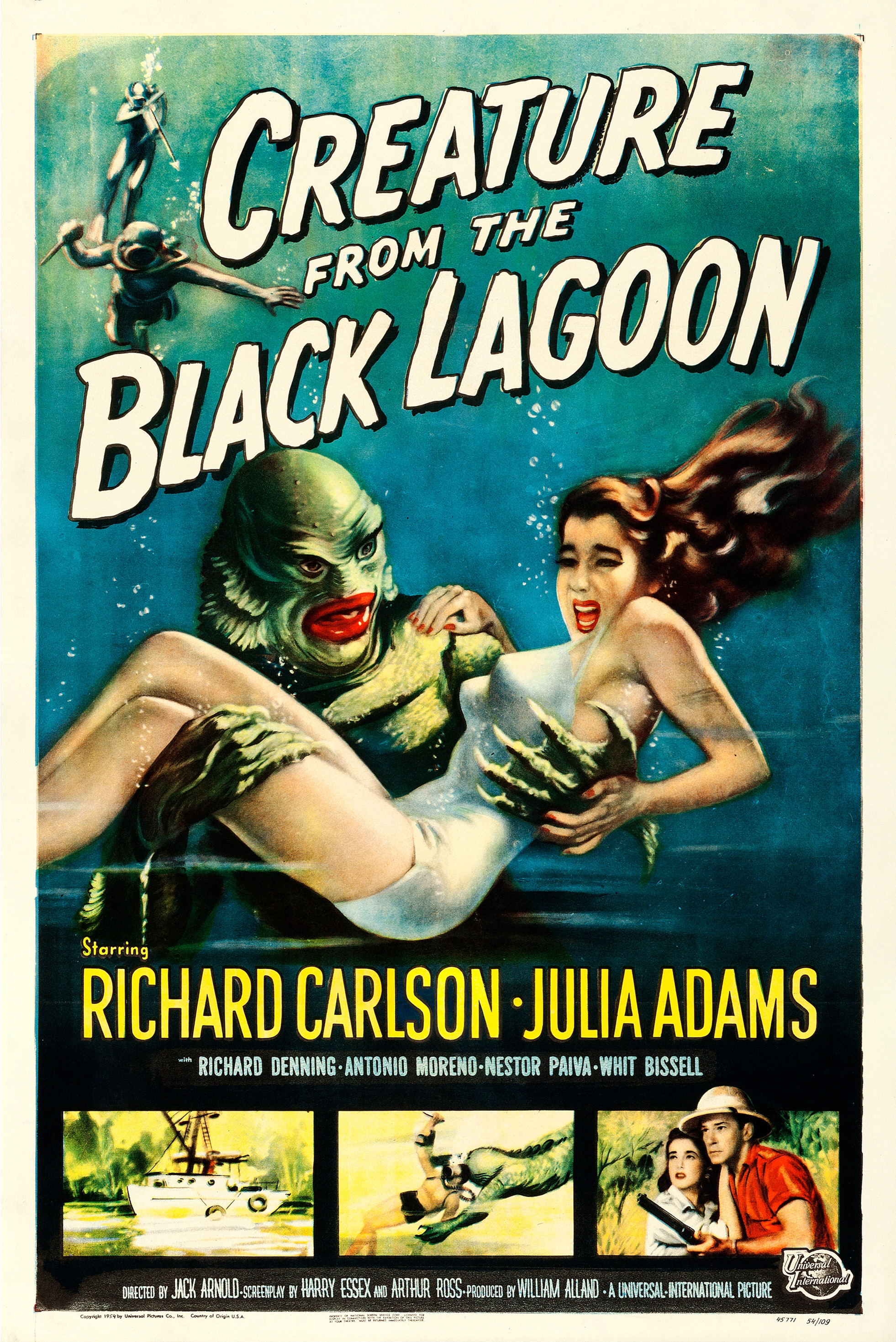 Mega Sized Movie Poster Image for Creature from the Black Lagoon (#1 of 5)