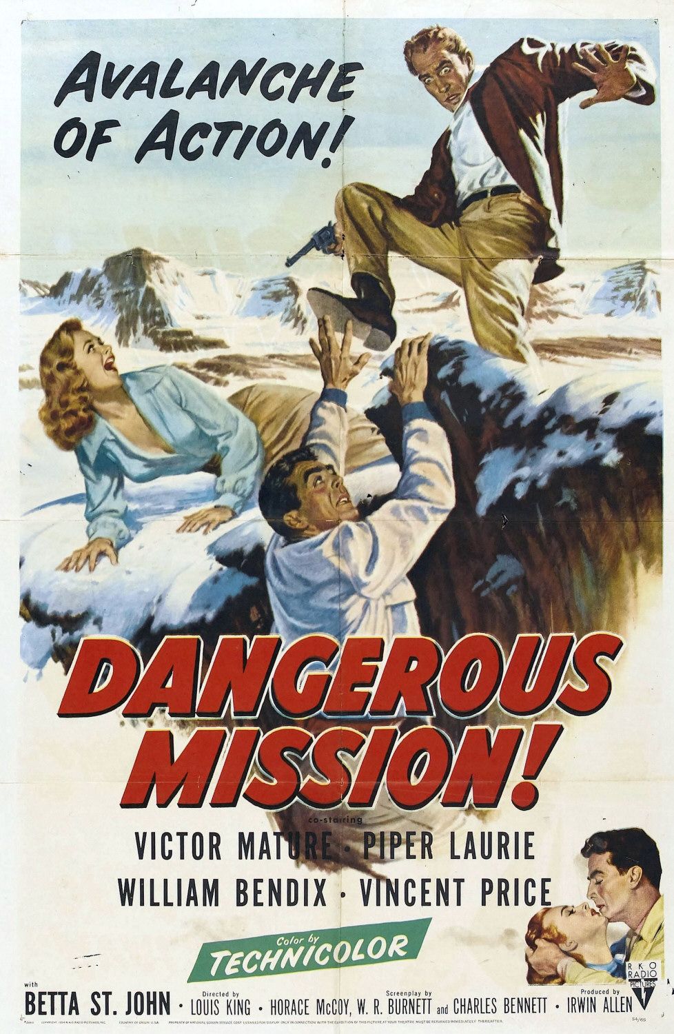 Extra Large Movie Poster Image for Dangerous Mission! 