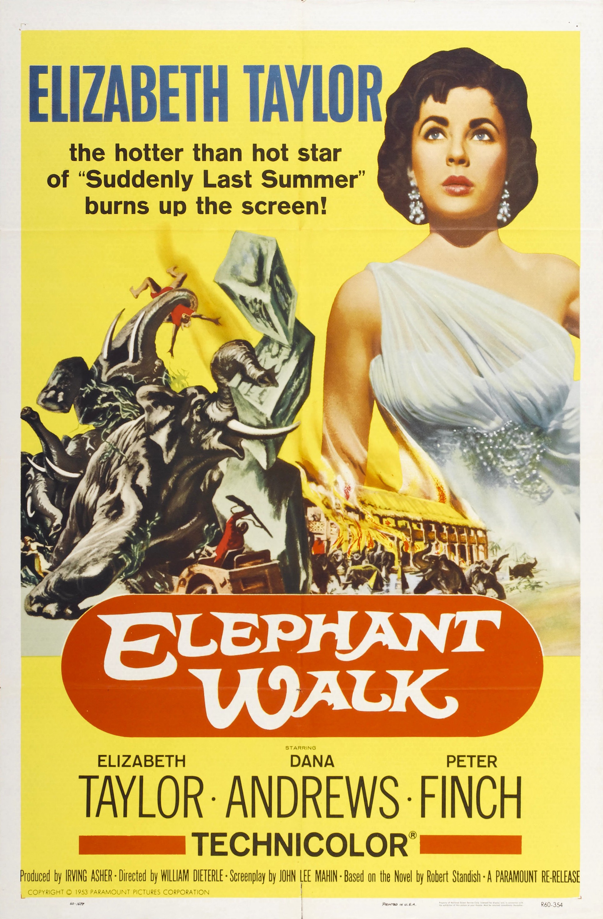 Mega Sized Movie Poster Image for Elephant Walk 