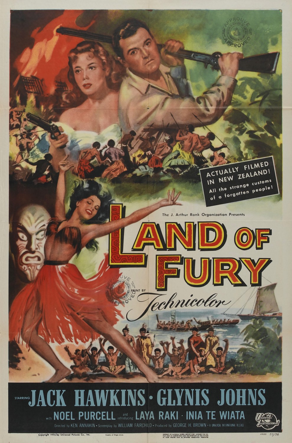 Extra Large Movie Poster Image for Land of Fury (#2 of 2)