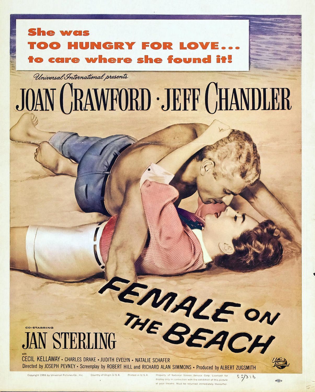 Extra Large Movie Poster Image for Female on the Beach (#1 of 2)