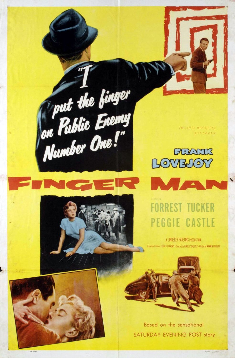 Extra Large Movie Poster Image for Finger Man 