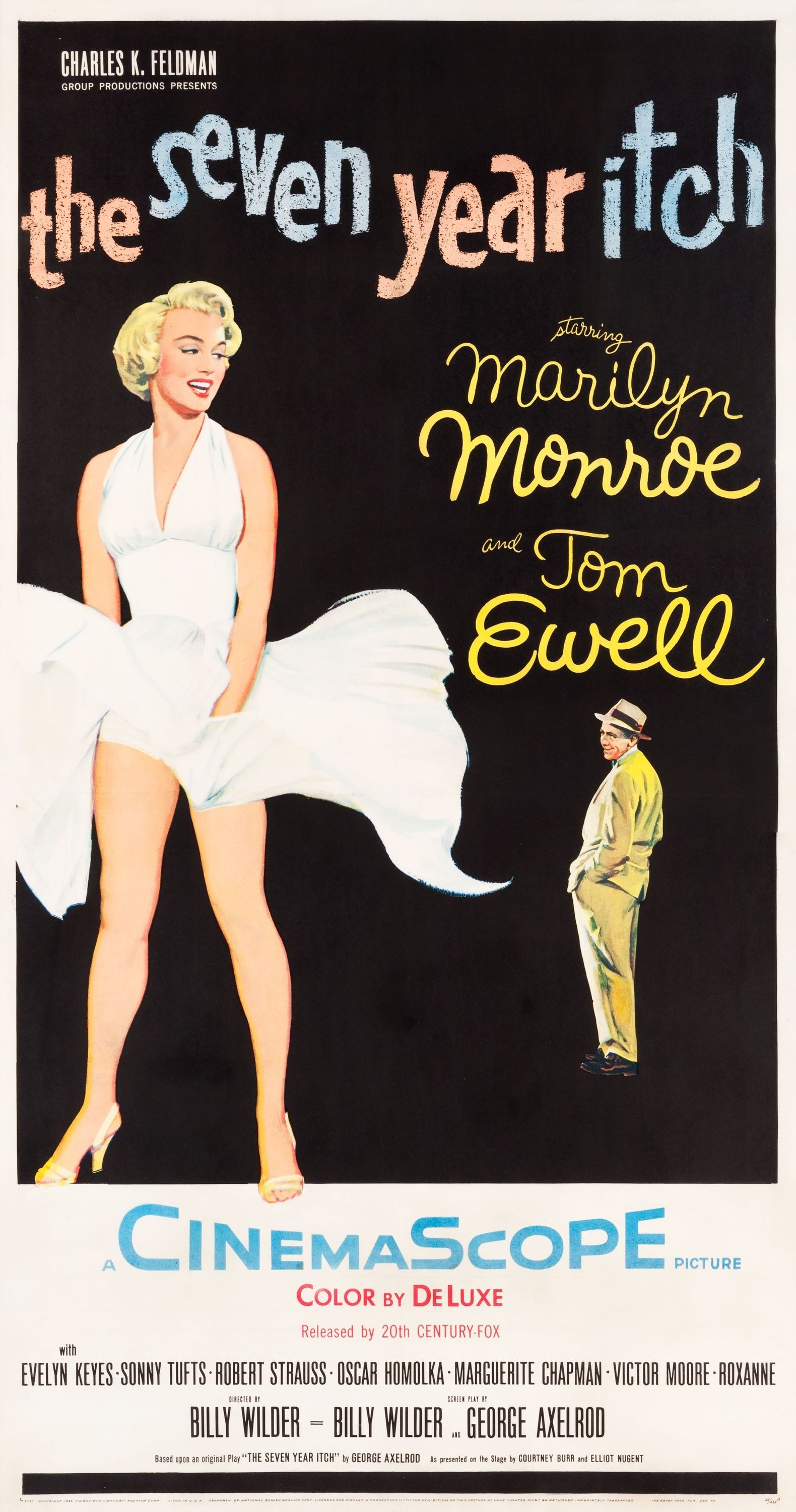 The Seven Year Itch (2 of 18) Mega Sized Movie Poster Image IMP Awards