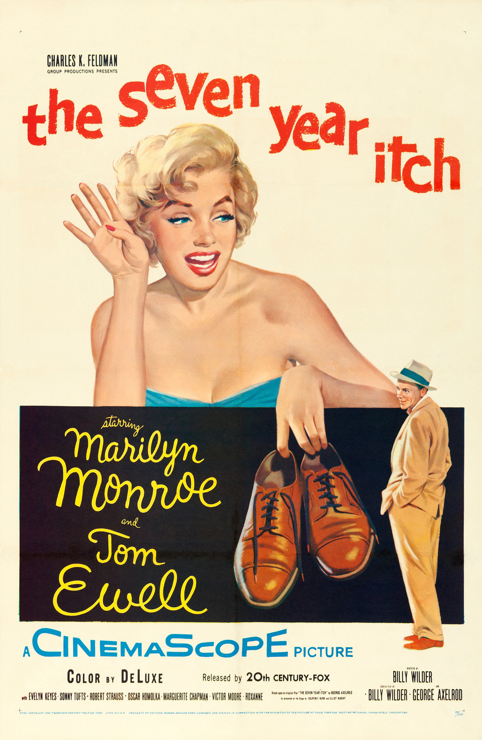 Extra Large Movie Poster Image for The Seven Year Itch (#1 of 18)