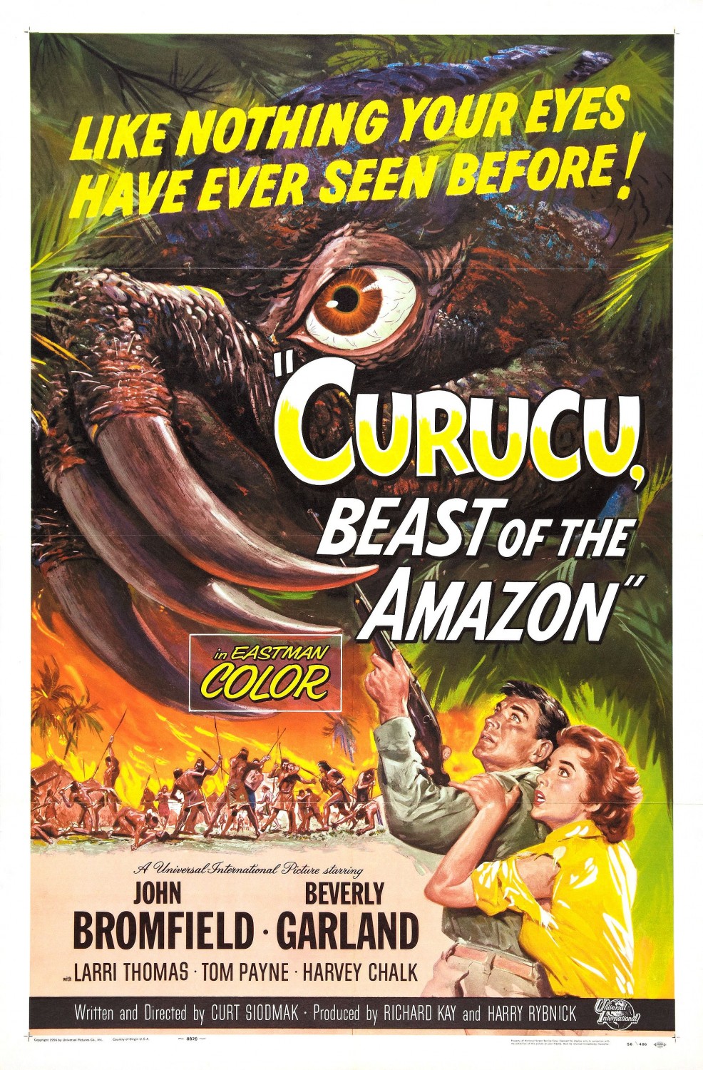 Extra Large Movie Poster Image for Curucu, Beast of the Amazon 