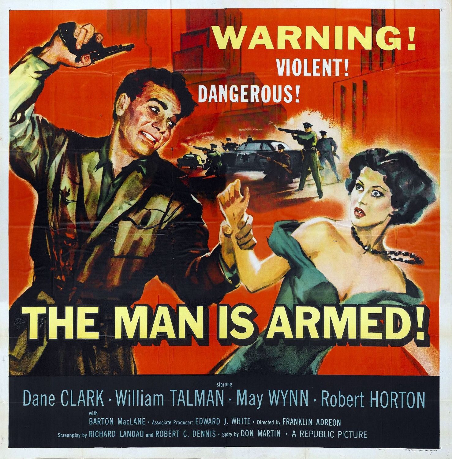 Extra Large Movie Poster Image for The Man Is Armed 
