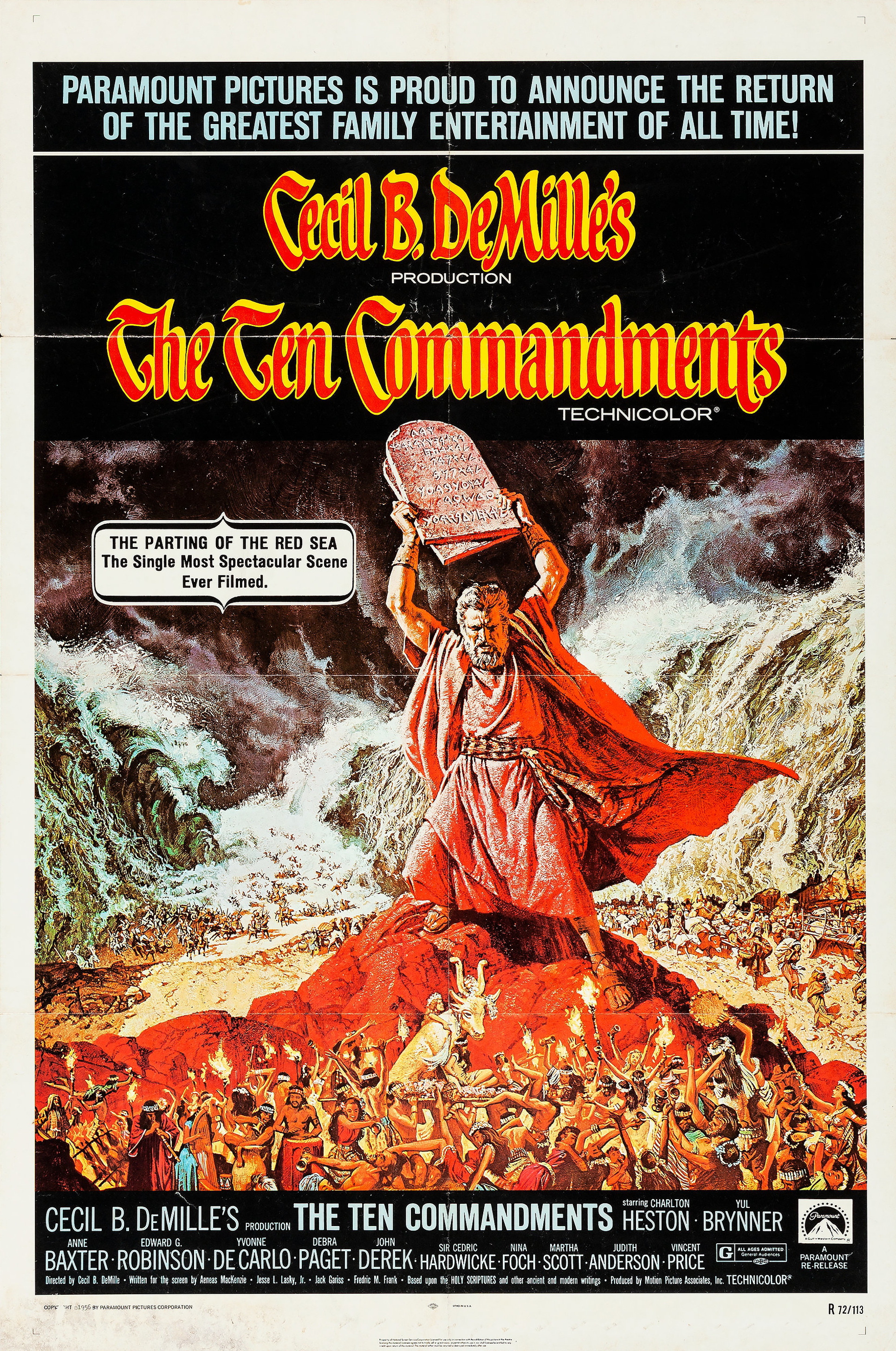 Mega Sized Movie Poster Image for The Ten Commandments (#3 of 5)
