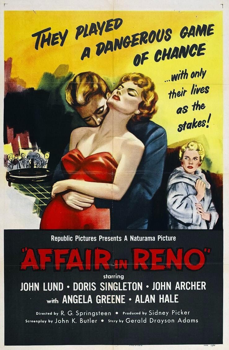 Extra Large Movie Poster Image for Affair in Reno 