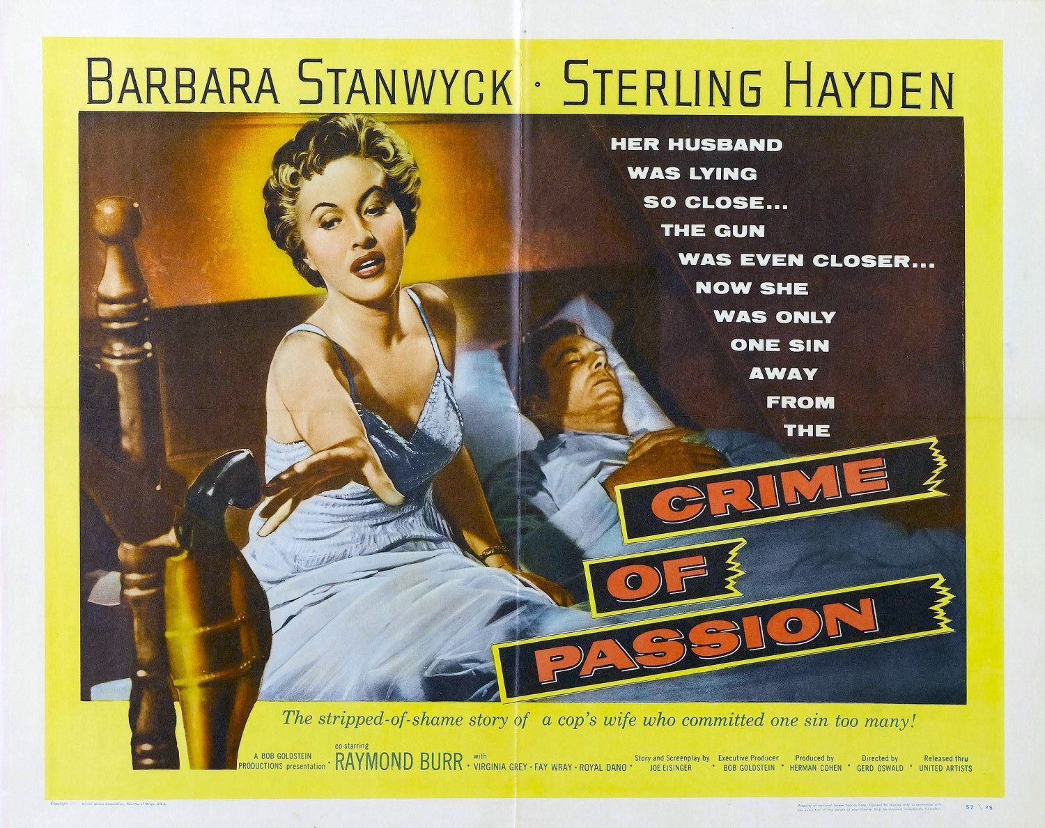 Extra Large Movie Poster Image for Crime of Passion (#2 of 2)
