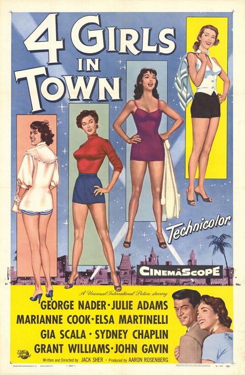 Four Girls in Town Movie Poster