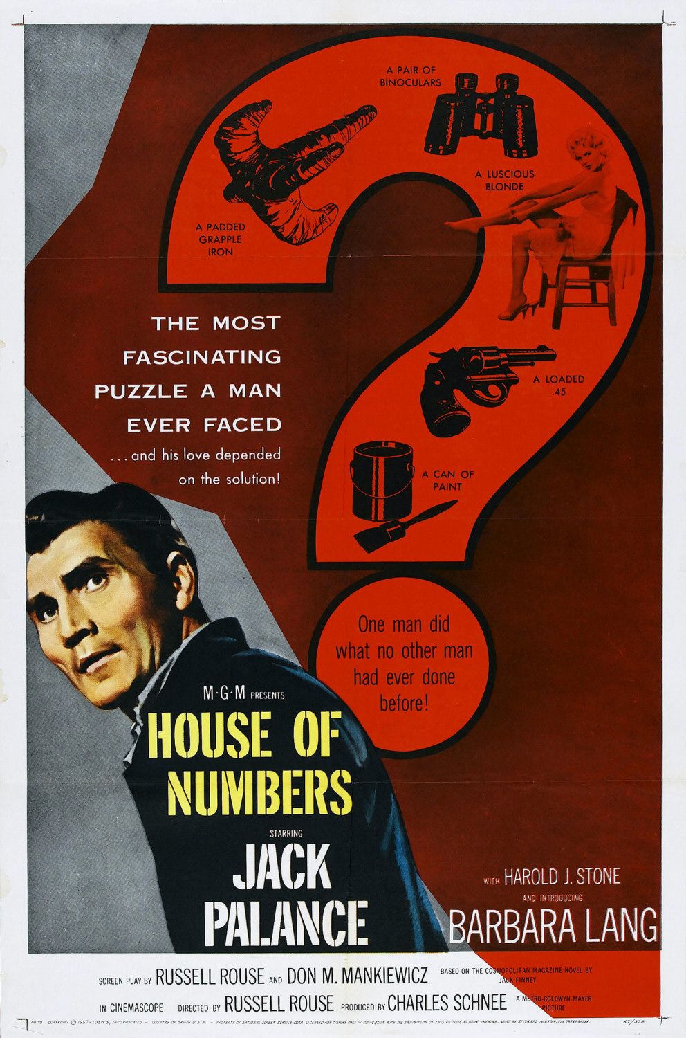 Extra Large Movie Poster Image for House of Numbers 