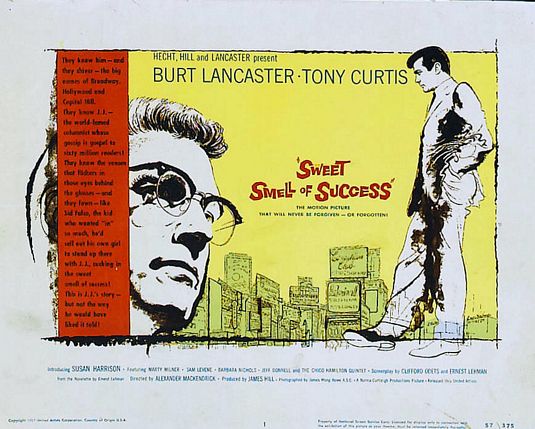 Sweet Smell Of Success Movie Poster 4 Of 4 Imp Awards