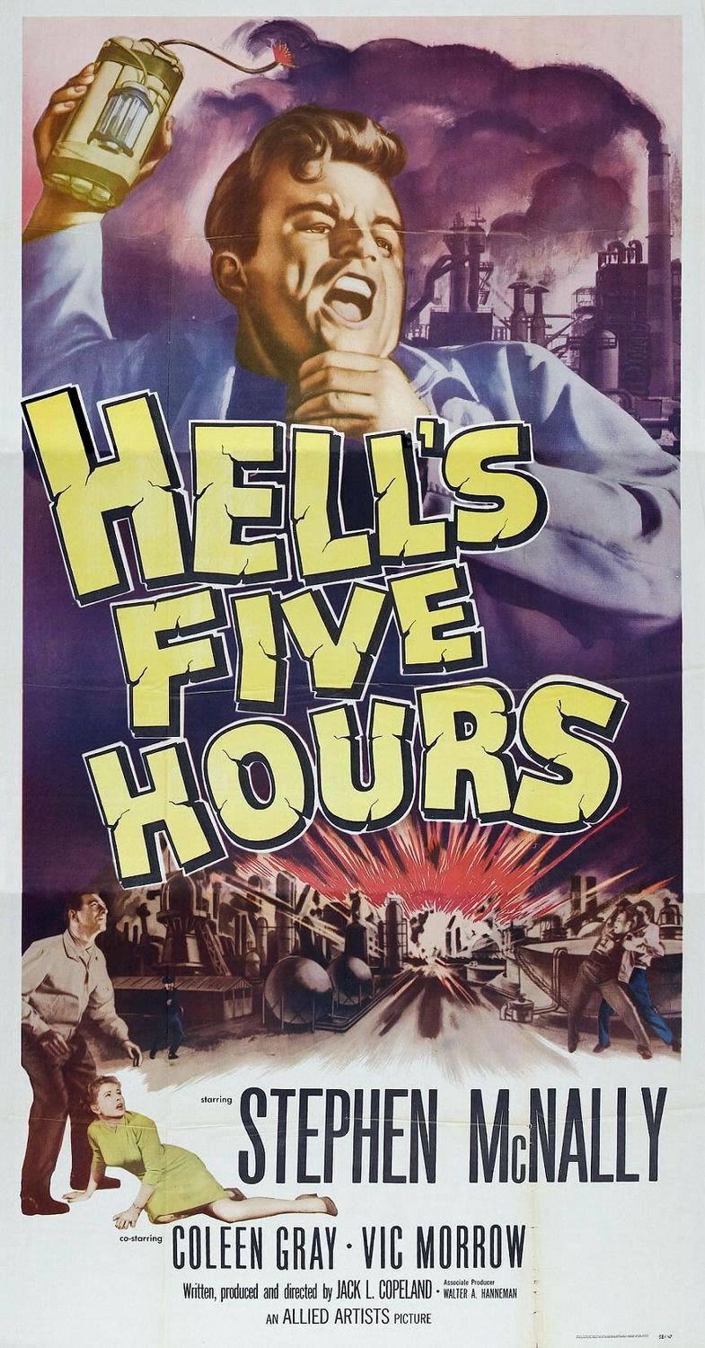 Extra Large Movie Poster Image for Hell's Five Hours 