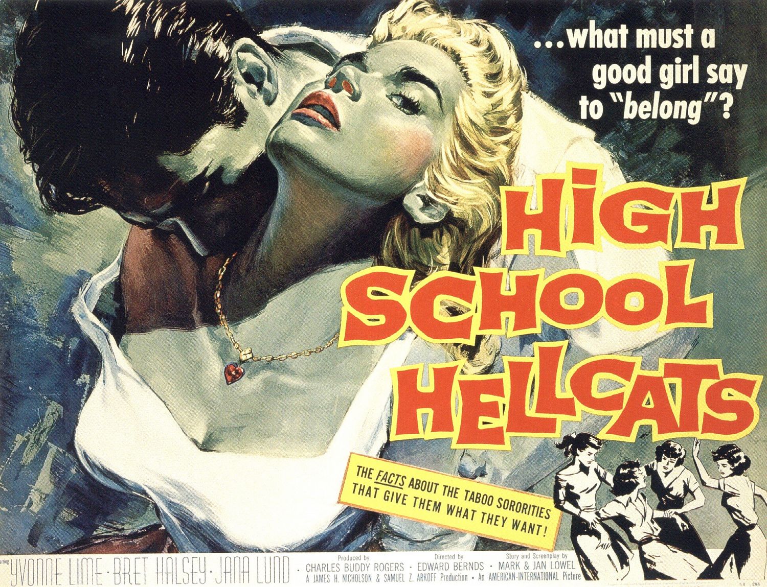 Extra Large Movie Poster Image for High School Hellcats 