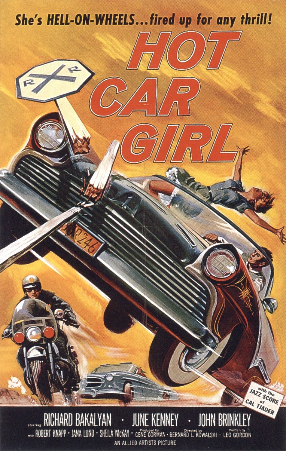 Extra Large Movie Poster Image for Hot Car Girl 