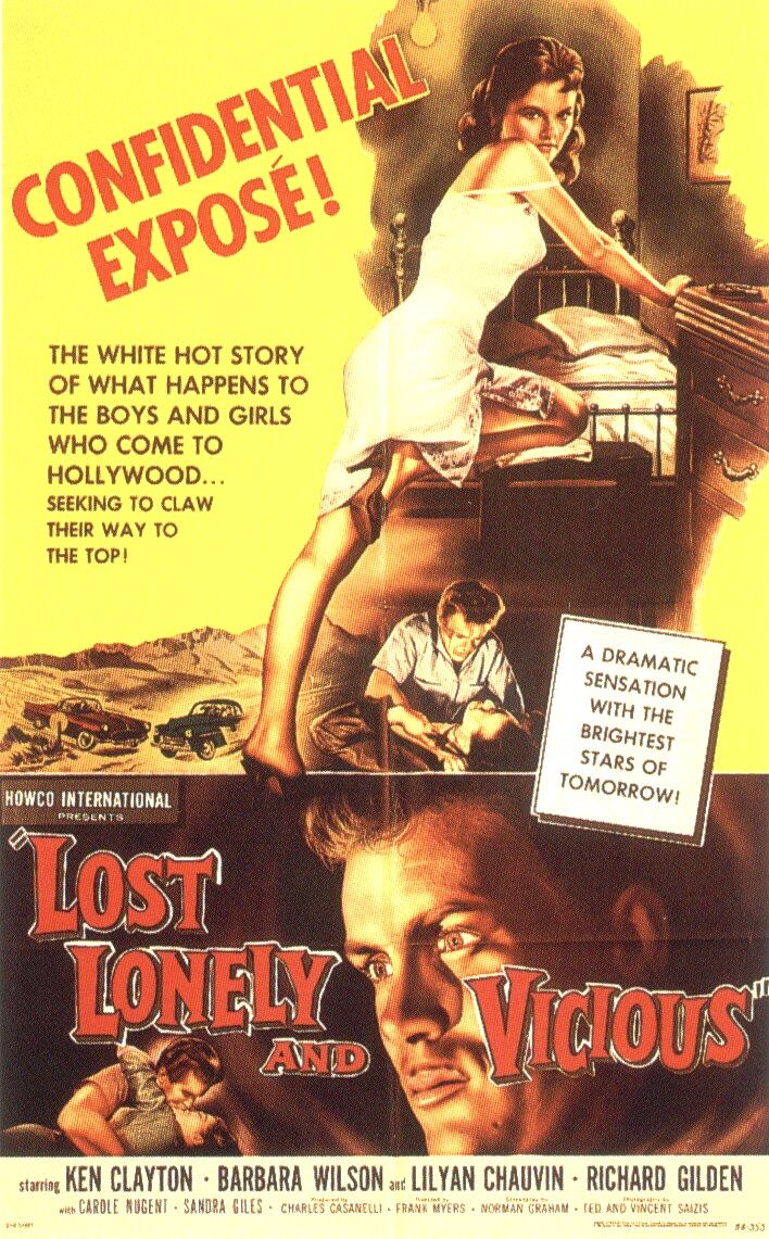 Extra Large Movie Poster Image for Lost, Lonely and Vicious 