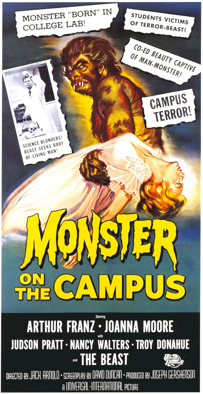 Extra Large Movie Poster Image for Monster on the Campus (#2 of 2)