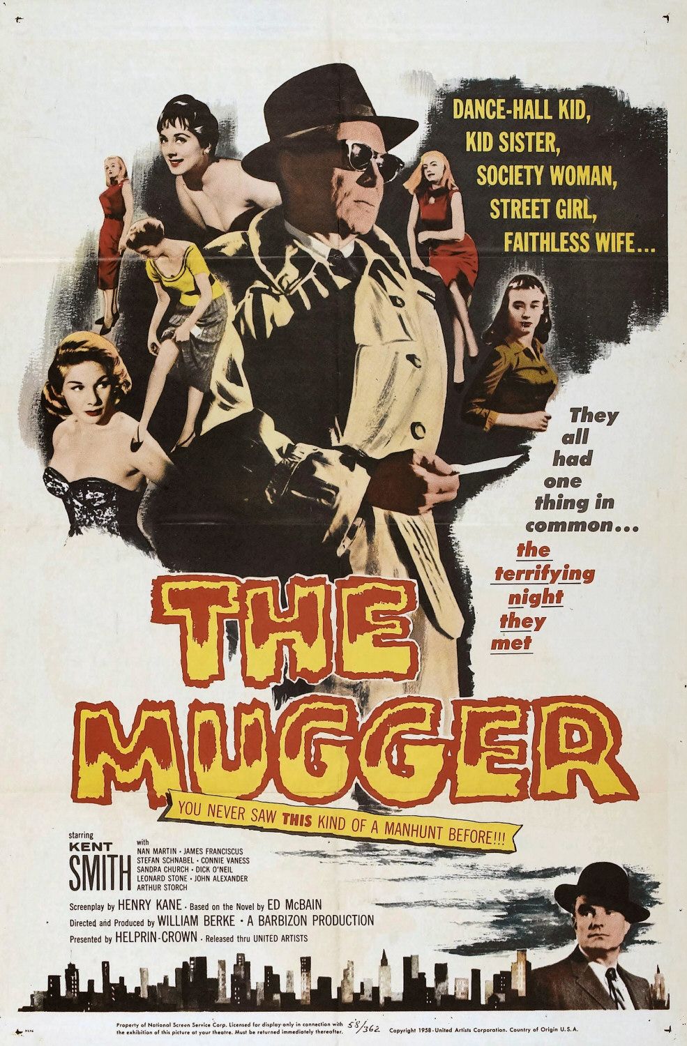 Extra Large Movie Poster Image for The Mugger 