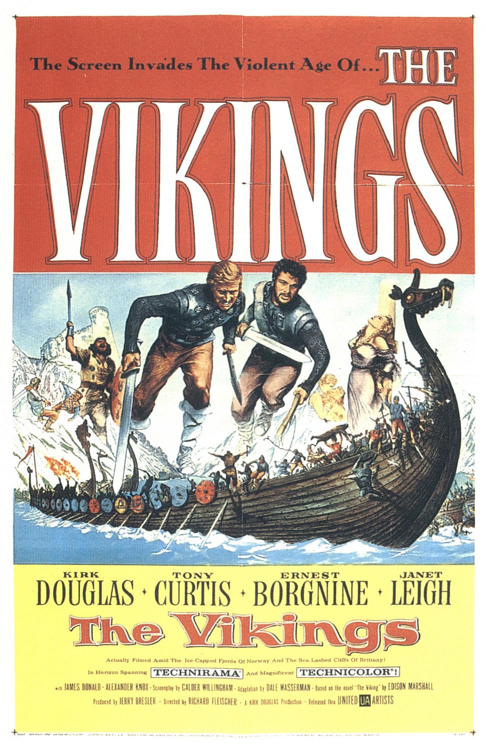 Extra Large Movie Poster Image for The Vikings 