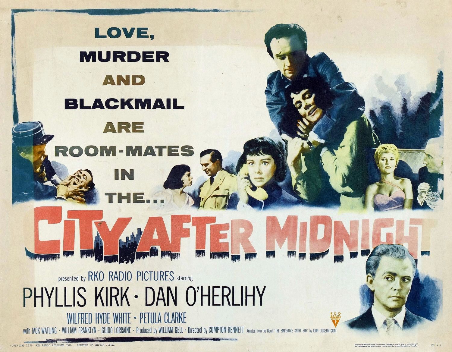 Extra Large Movie Poster Image for City After Midnight (aka That Woman Opposite) 