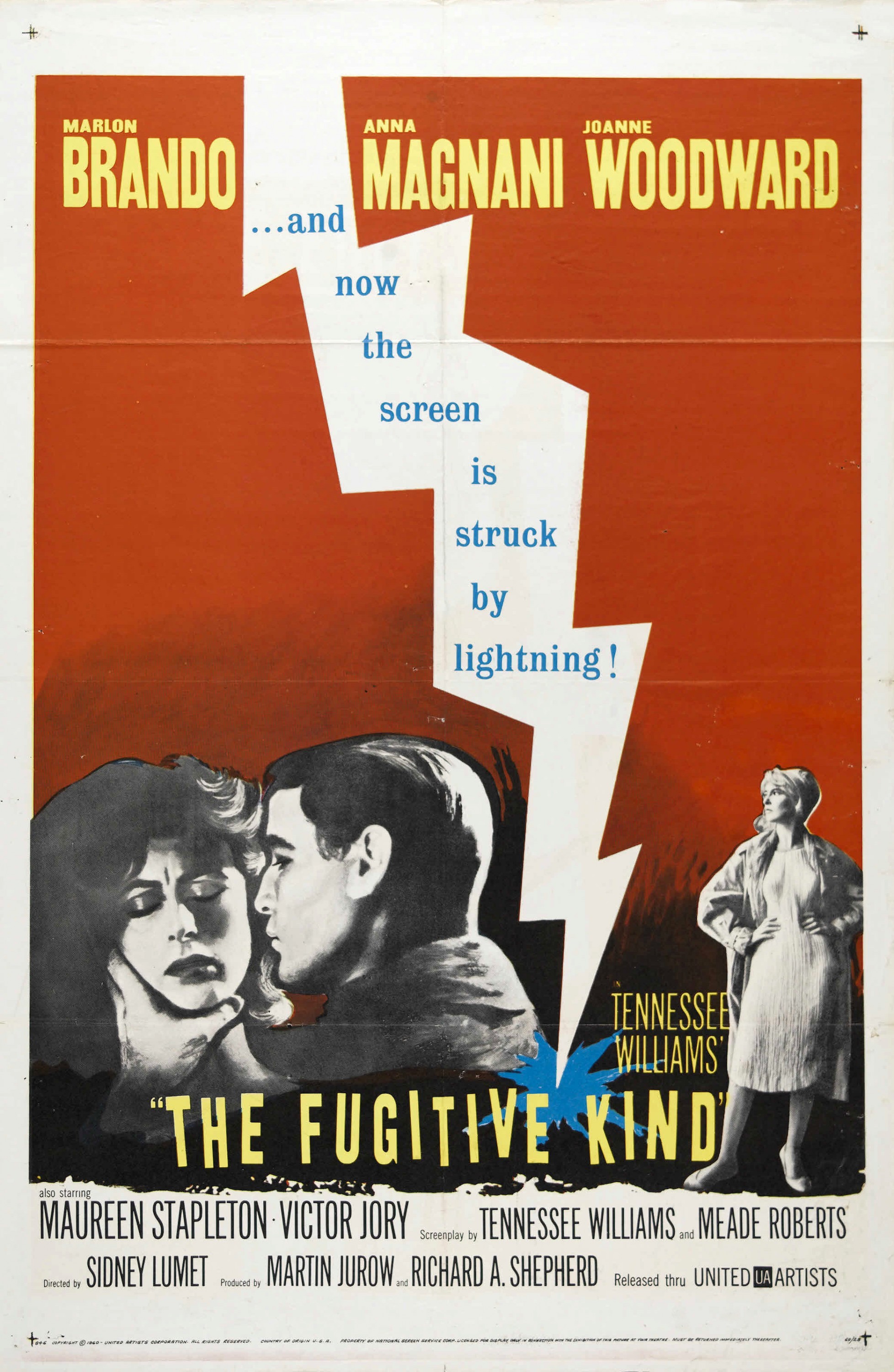 Mega Sized Movie Poster Image for The Fugitive Kind 