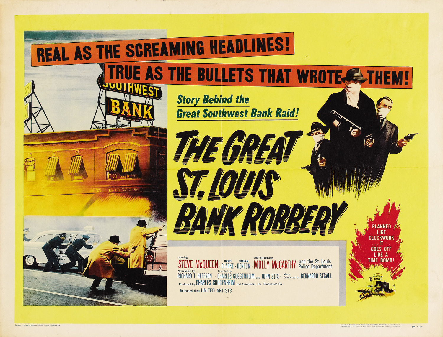 Extra Large Movie Poster Image for The Great St. Louis Bank Robbery (#1 of 2)