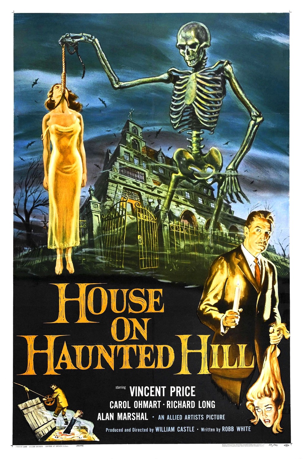Extra Large Movie Poster Image for House on Haunted Hill 