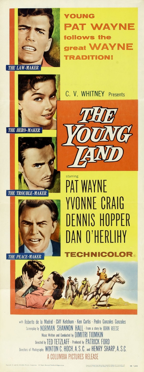 Extra Large Movie Poster Image for The Young Land (#2 of 2)