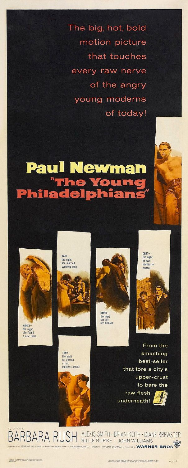 Extra Large Movie Poster Image for The Young Philadelphians (#2 of 2)