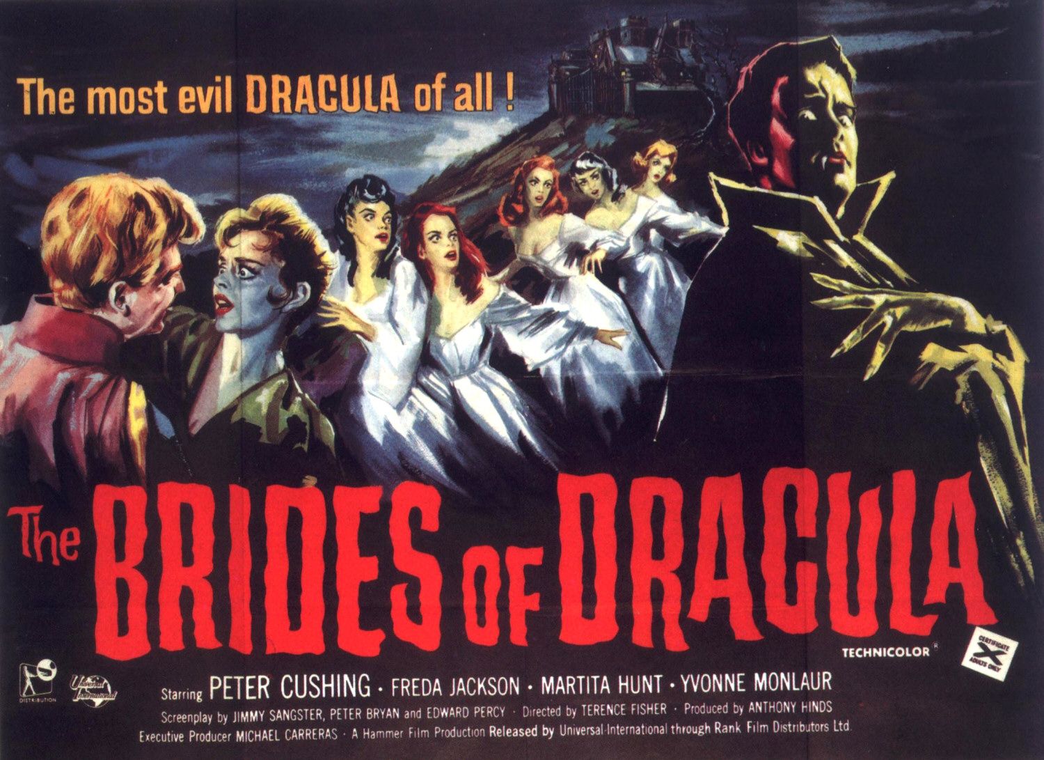 Extra Large Movie Poster Image for The Brides of Dracula (#1 of 2)