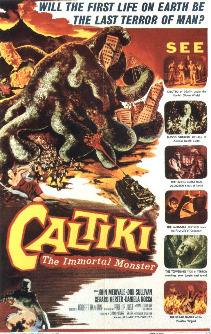 Extra Large Movie Poster Image for Caltiki, the Immortal Monster 