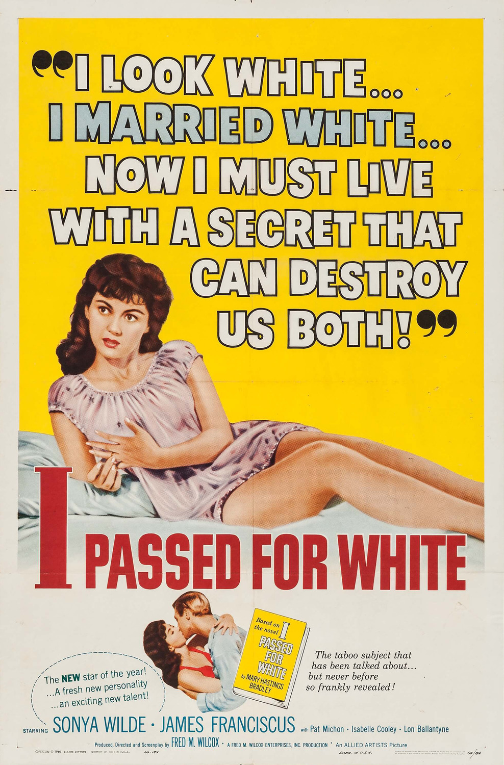 Extra Large Movie Poster Image for I Passed for White 