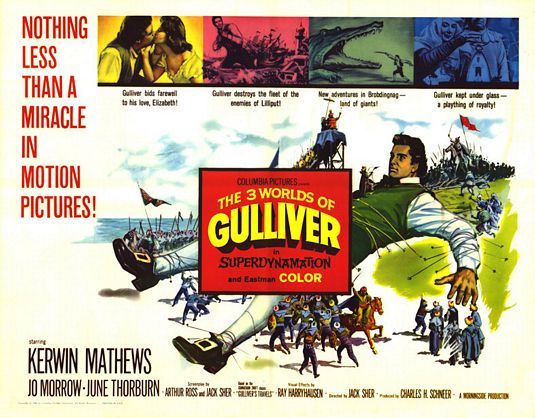 The 3 Worlds of Gulliver Movie Poster
