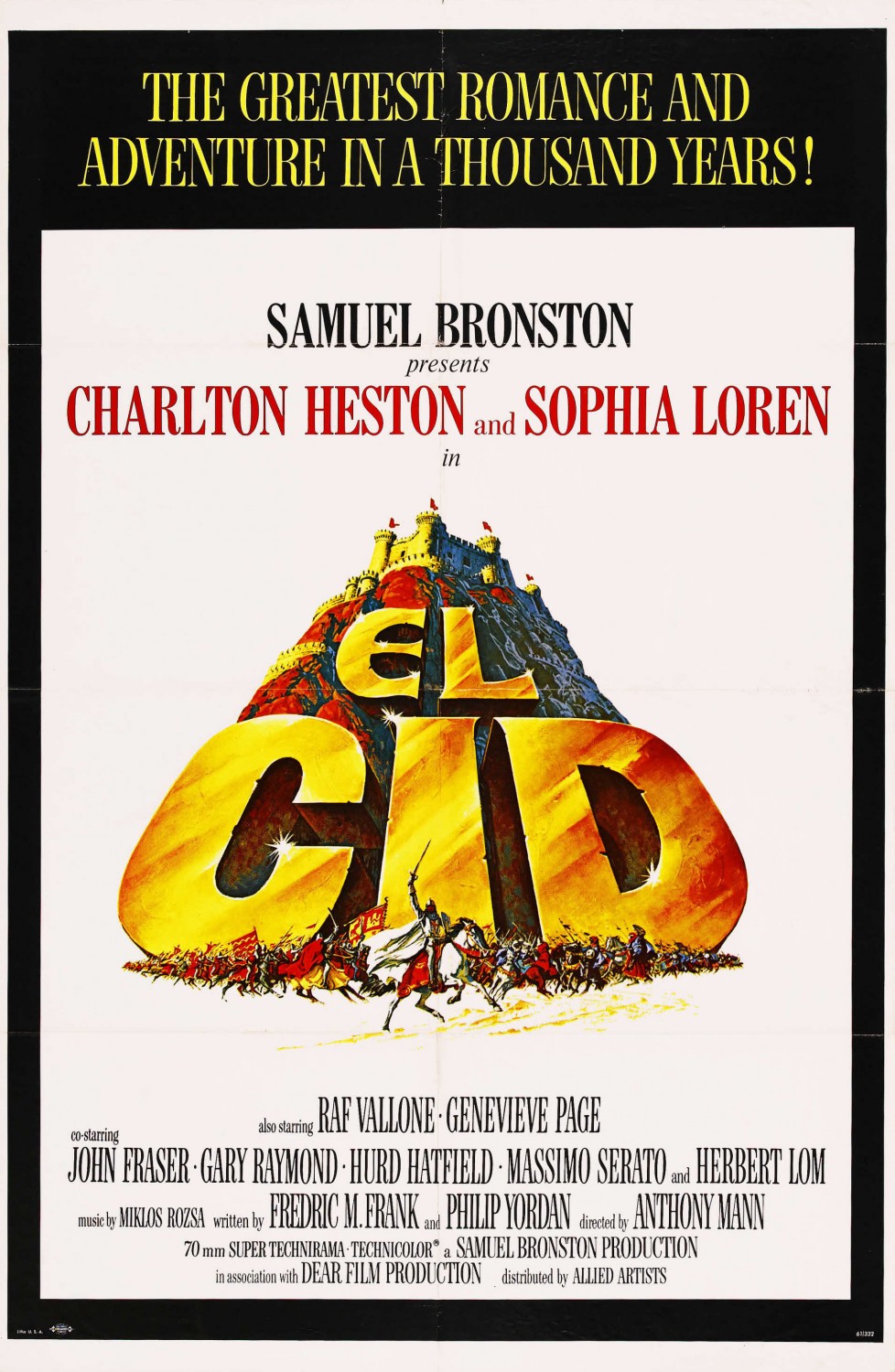 Extra Large Movie Poster Image for El Cid (#1 of 2)