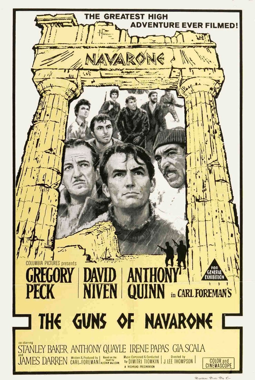 Extra Large Movie Poster Image for The Guns of Navarone (#1 of 2)